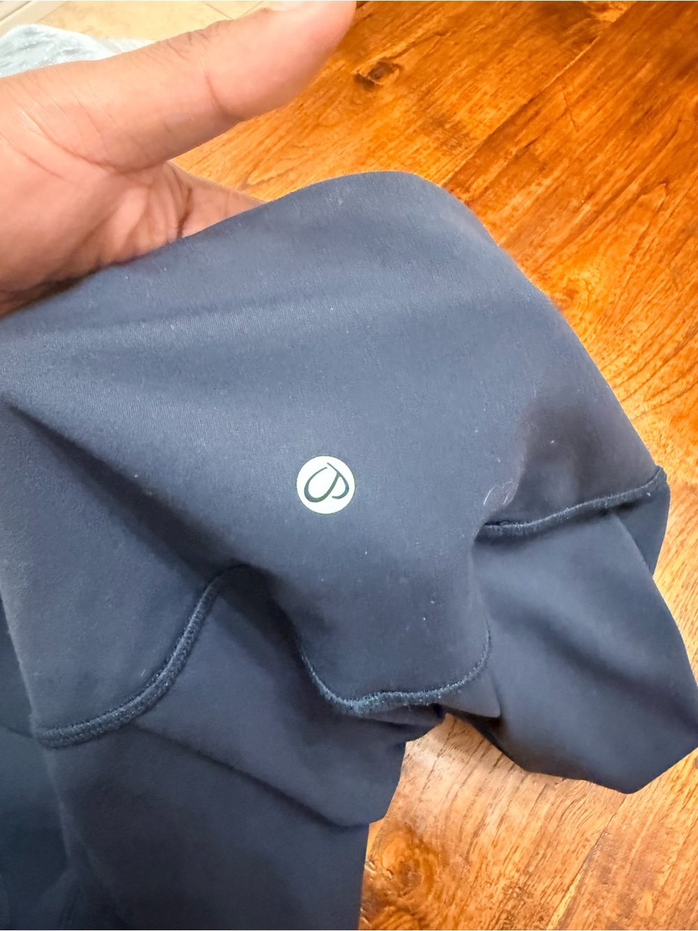 CRZ YOGA Navy Flare Leggings - Picture 2 of 2